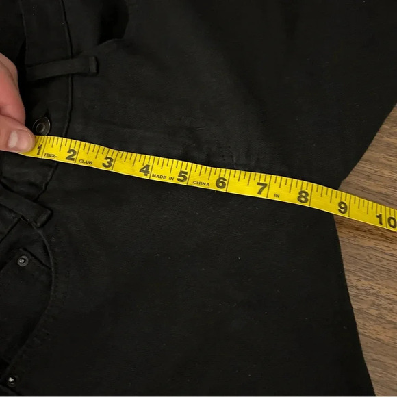 ❤️ Oak  + Fort flare leg jeans raw asymmetrical hem cropped S - Picture 11 of 13